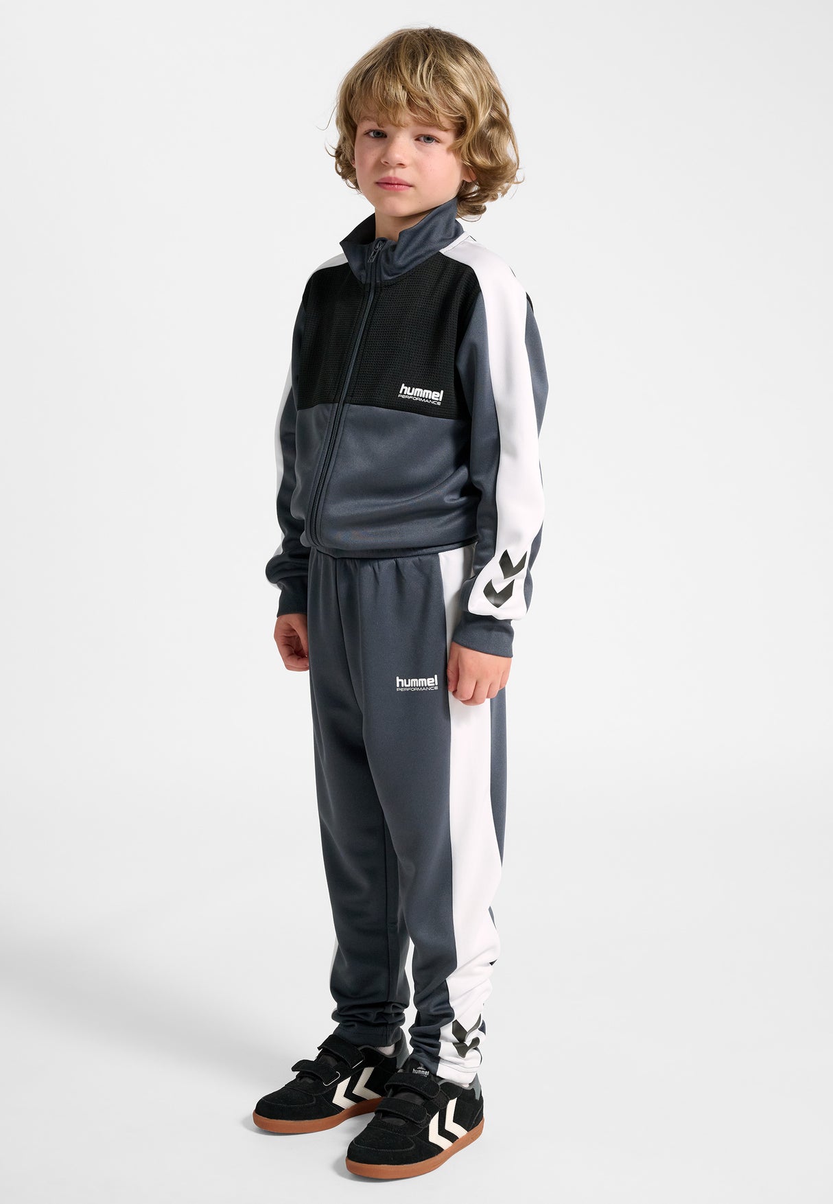 hummel Youth Colorblock Tracksuit-7