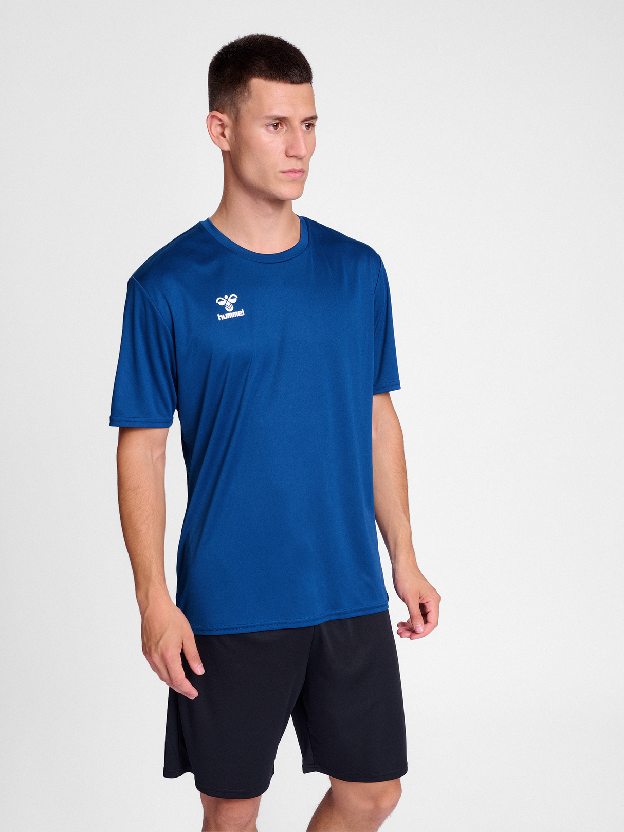 hummel Men's Essential Short Sleeve Soccer Jersey-5