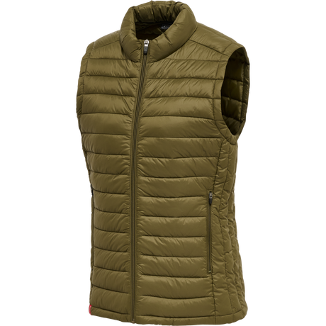 hummel Women's Red Quilted Waistcoat-1