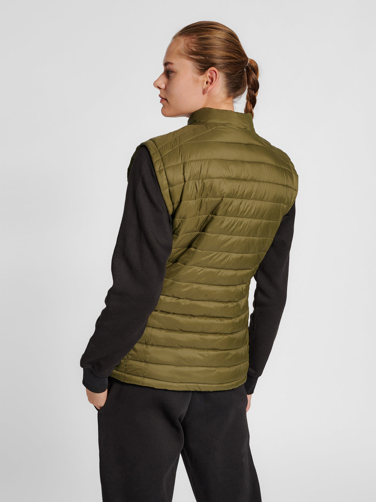 hummel Women's Red Quilted Waistcoat-6