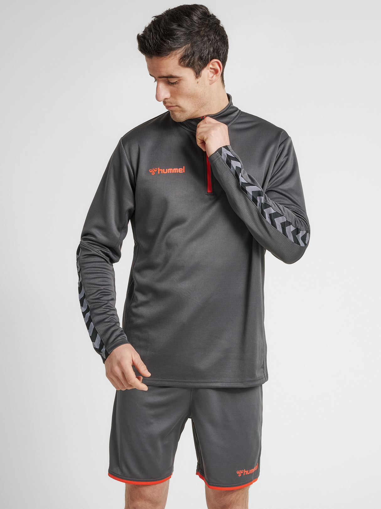 hummel Men's Authentic Half Zip Sweatshirt-4