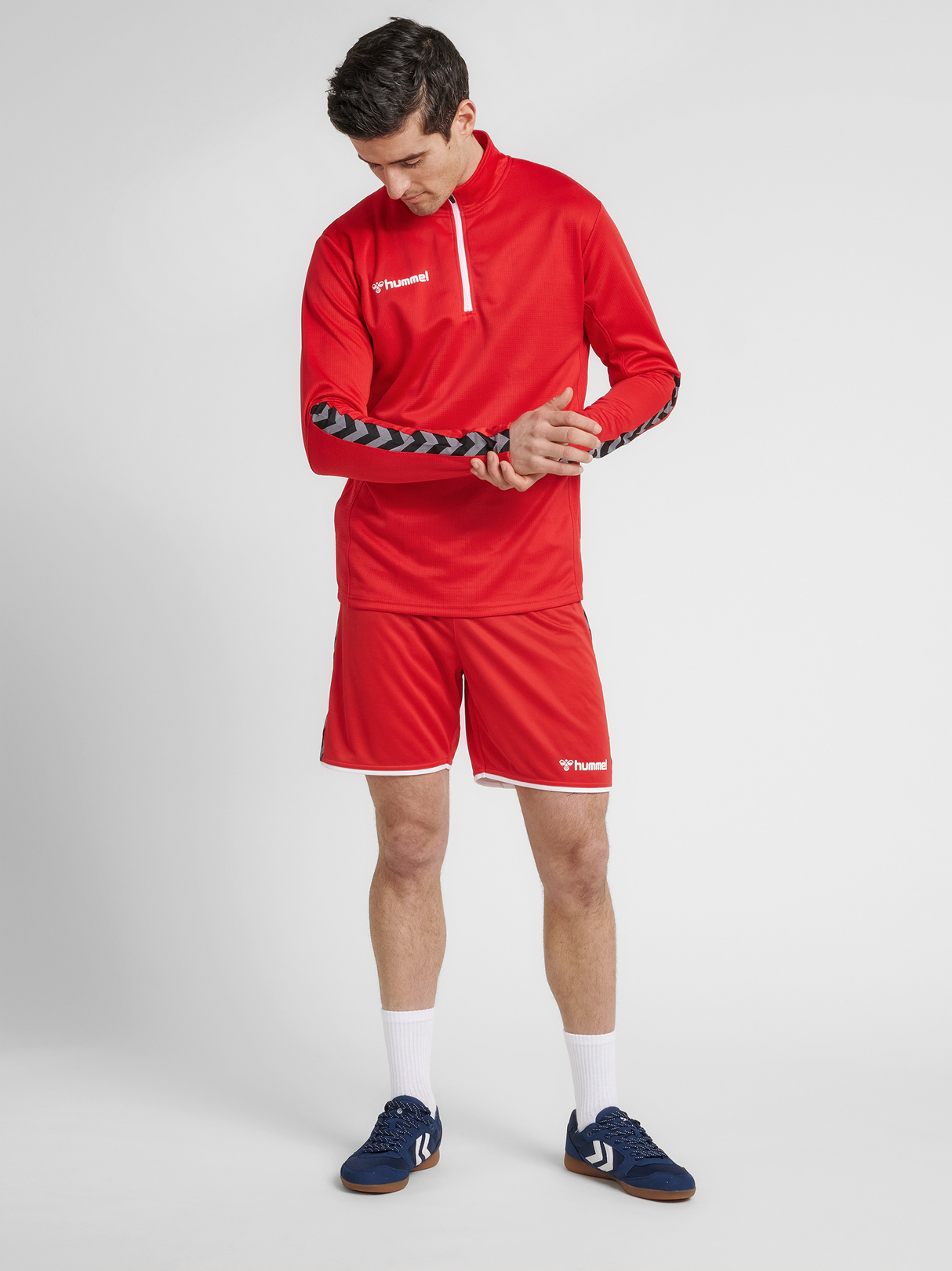 hummel Men's Authentic Half Zip Sweatshirt-3