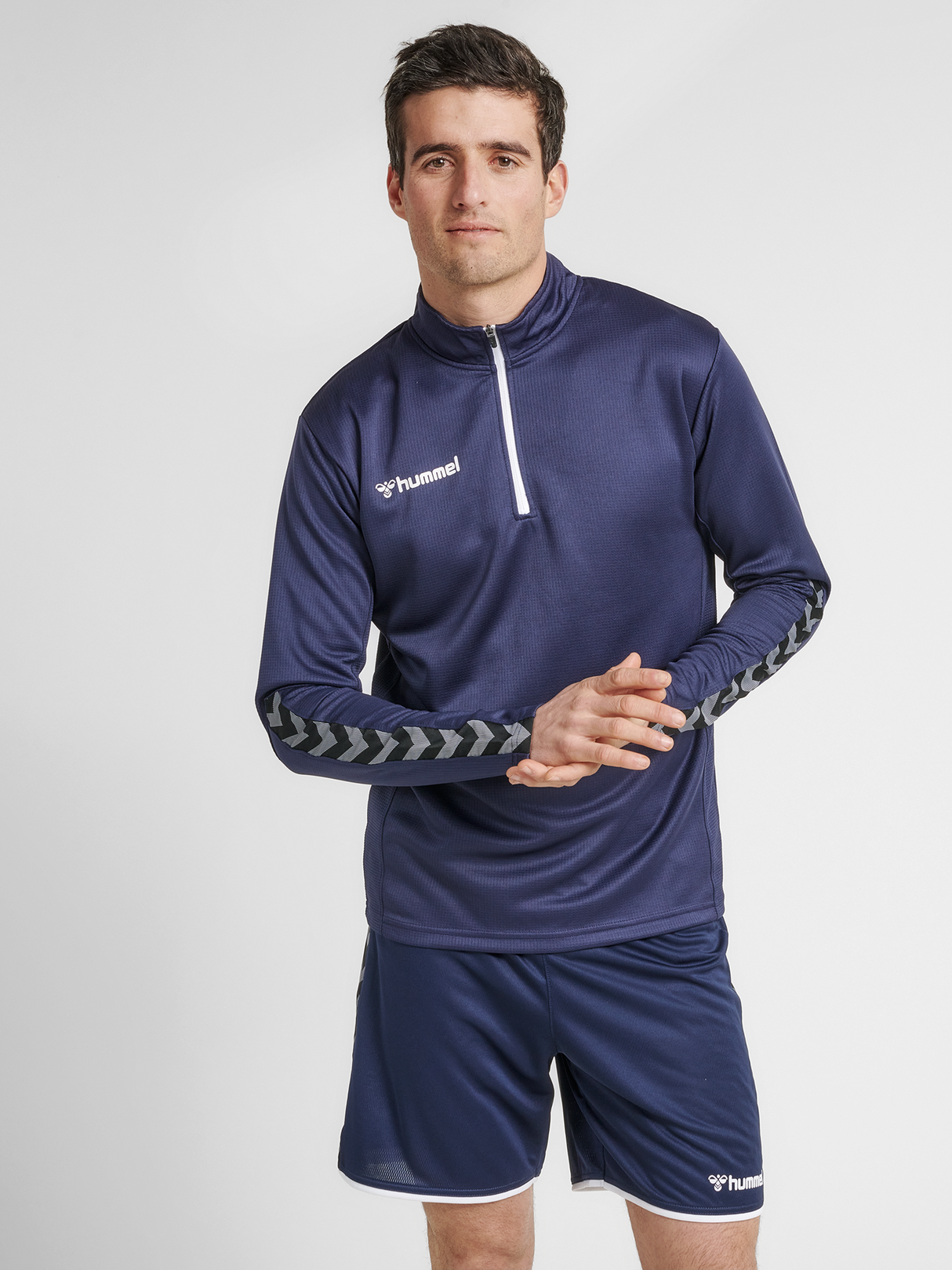 hummel Men's Authentic Half Zip Sweatshirt-4