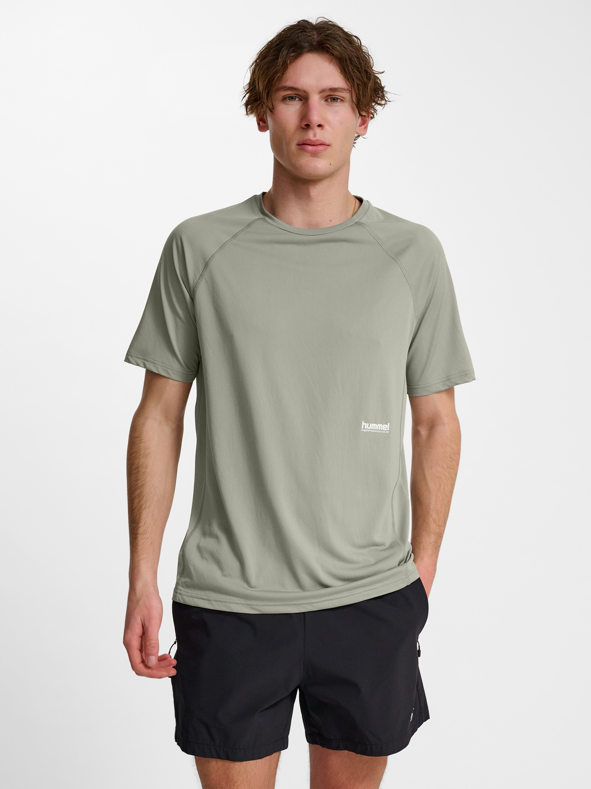 hummel Men's Pulse Workout Short Sleeve T-Shirt-5