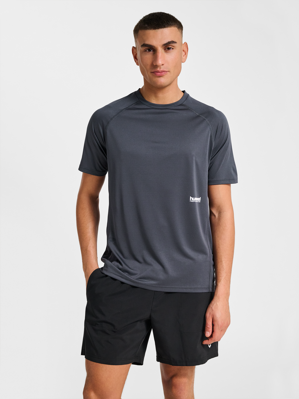 hummel Men's Pulse Workout Short Sleeve T-Shirt-6