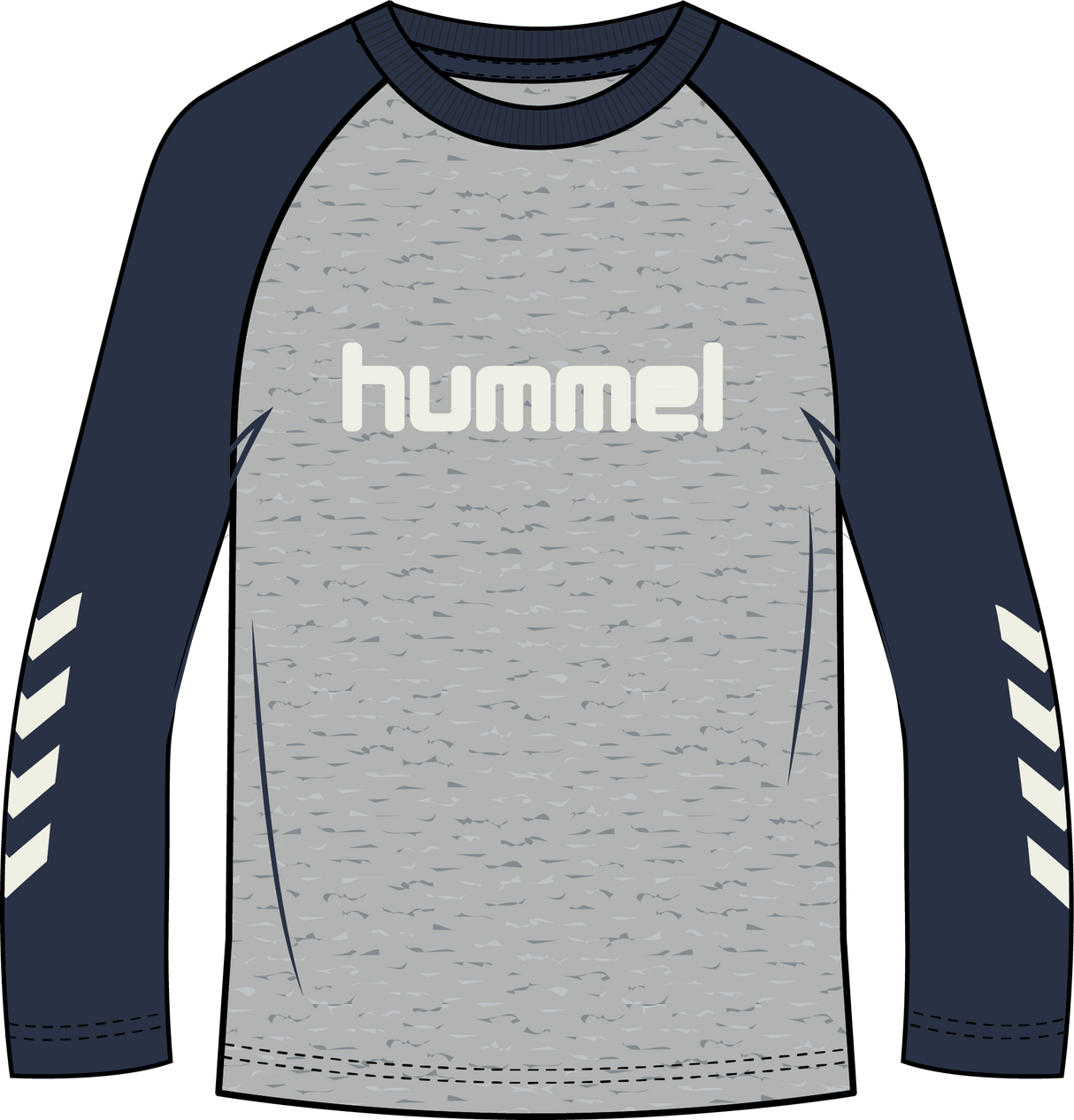 hummel Youth Logo Long Sleeve T-Shirt Noos