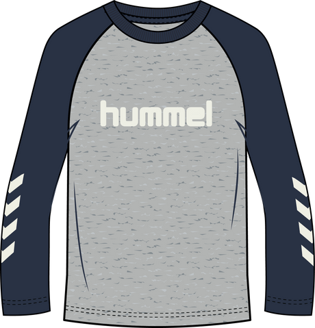 hummel Youth Logo Long Sleeve T-Shirt Noos