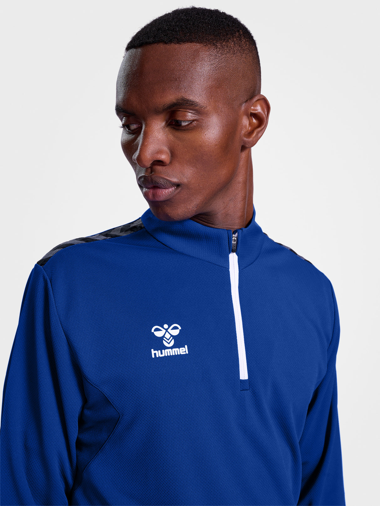 hummel Men's Authentic Half Zip Sweatshirt-7