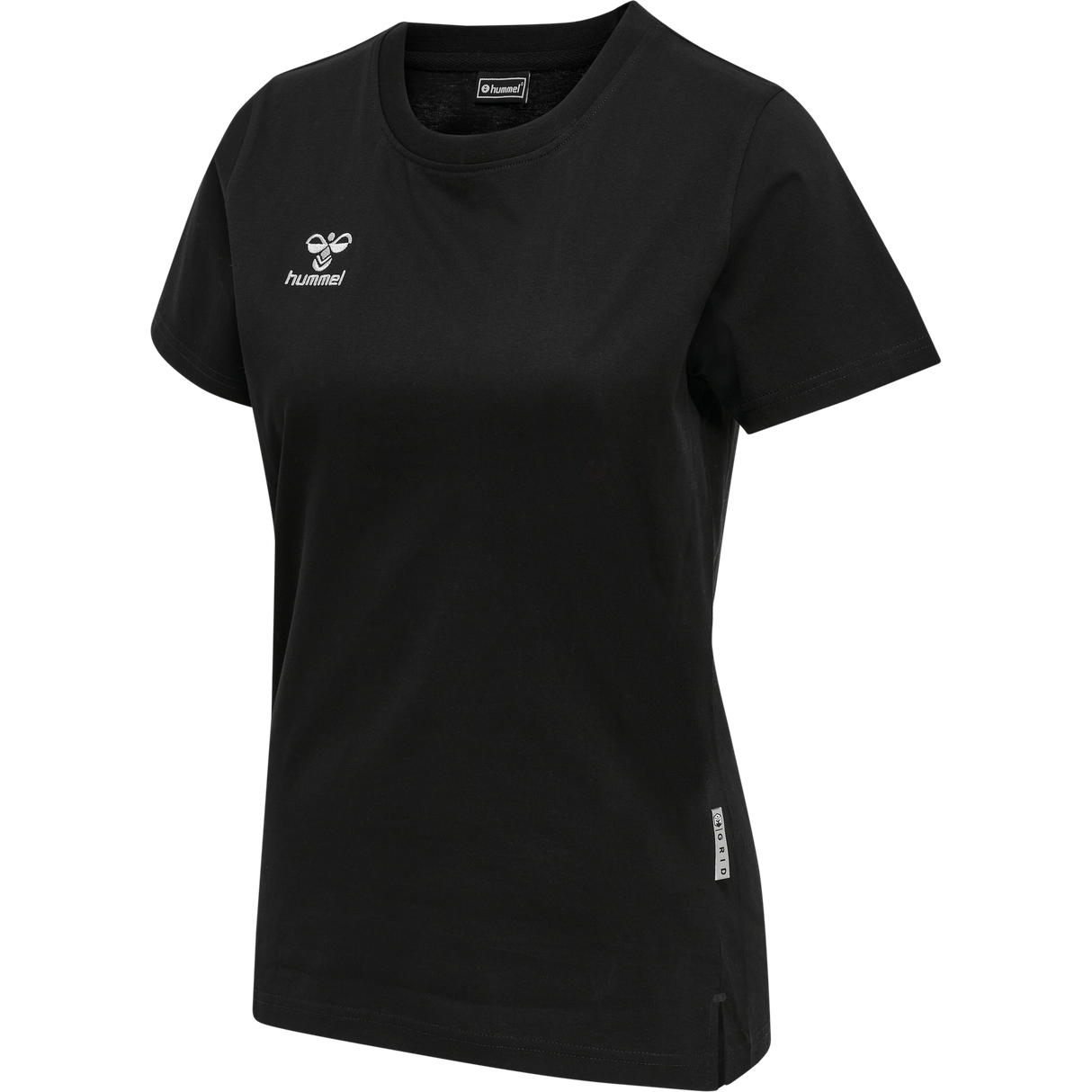 hummel Women's Move Grid Cotton Short Sleeve T-Shirt-1