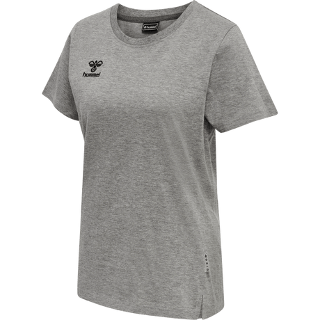 hummel Women's Move Grid Cotton Short Sleeve T-Shirt-1