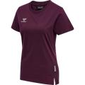 hummel Women's Move Grid Cotton Short Sleeve T-Shirt-1
