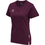hummel Women's Move Grid Cotton Short Sleeve T-Shirt-1
