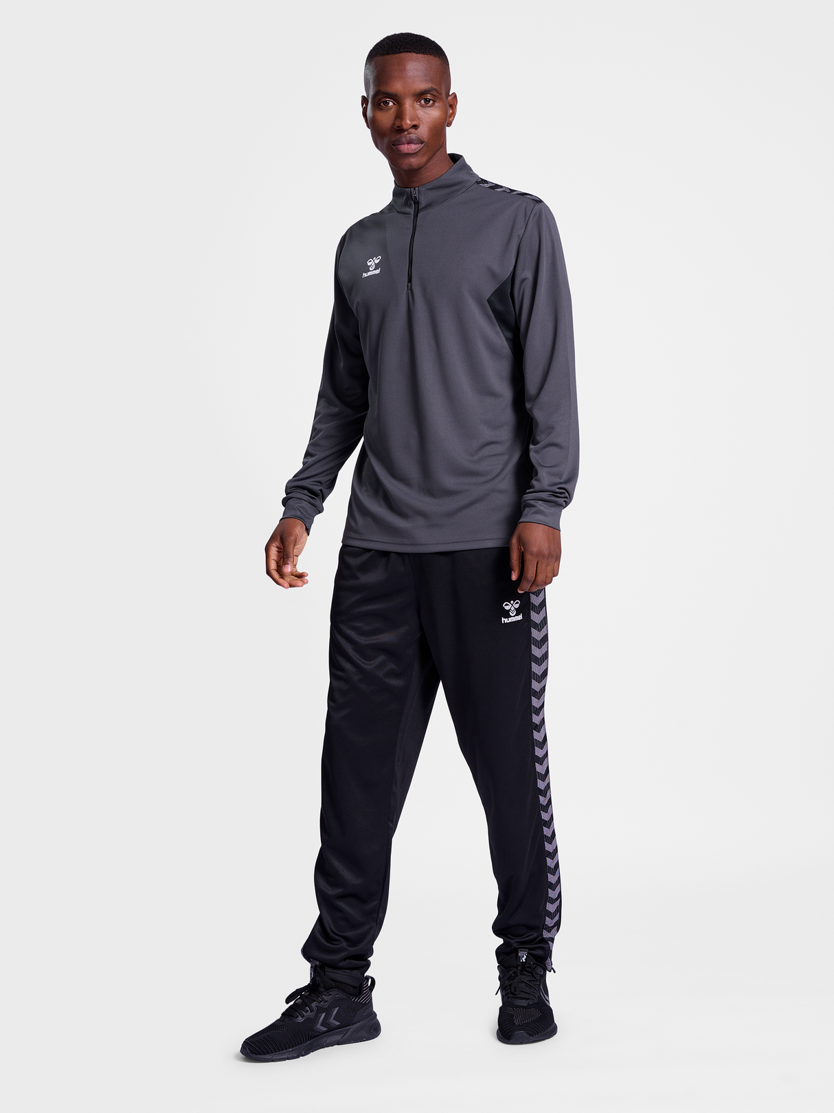 hummel Men's Authentic Half Zip Sweatshirt-5