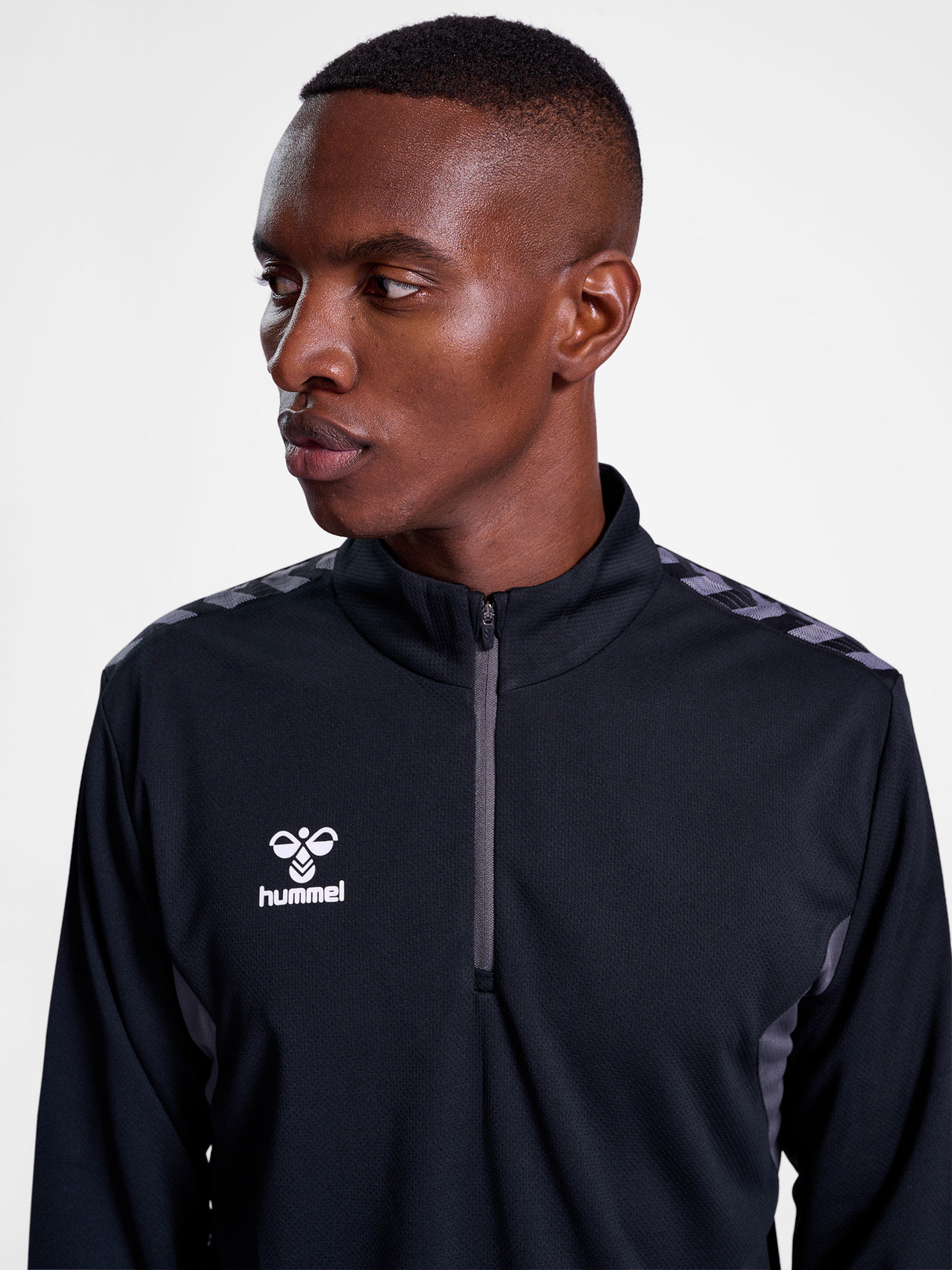 hummel Men's Authentic Half Zip Sweatshirt-7