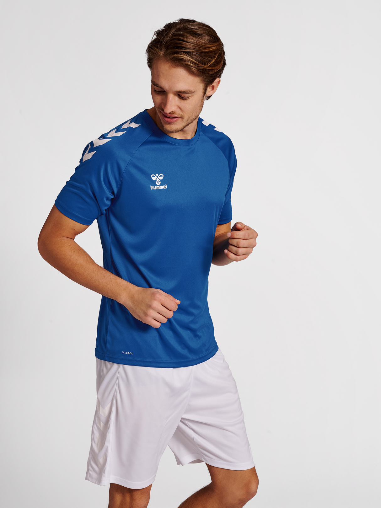 hummel Men's Core XK Core Poly Short Sleeve T-Shirt-5