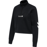 hummel Women's Legacy Nikka Cropped Half Zip-1