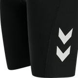 hummel Women's Mindful Training Grace High Waist Tight Shorts-3