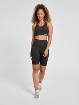 hummel Women's Mindful Training Grace High Waist Tight Shorts-4