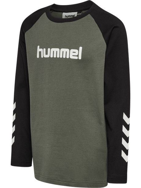 hummel Youth Logo Long Sleeve T-Shirt Noos-1