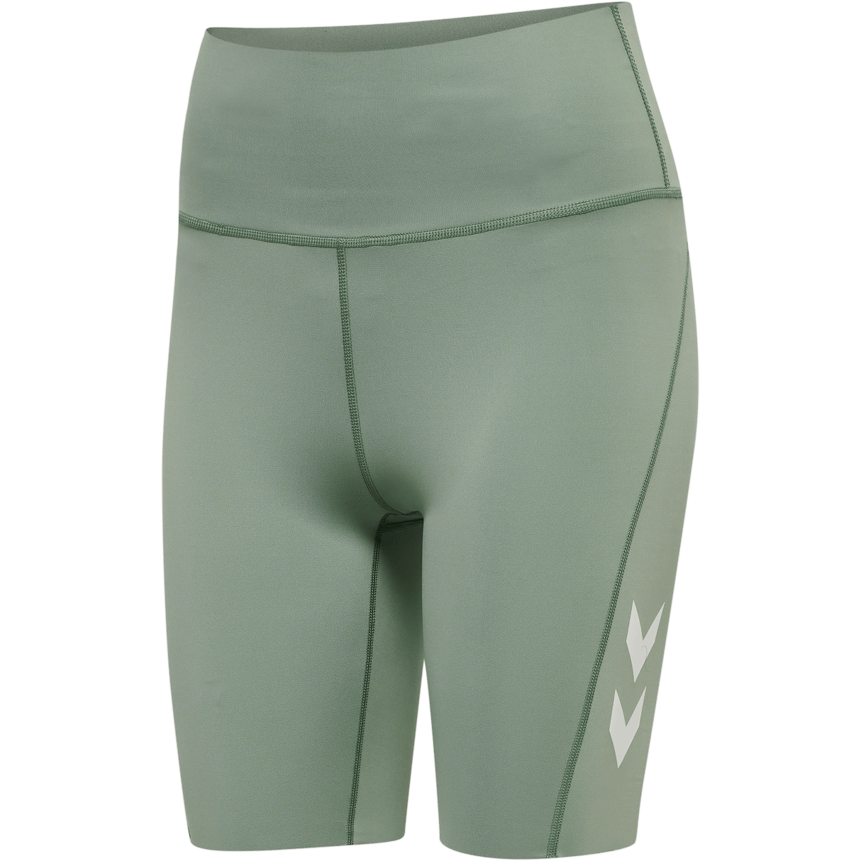 hummel Women's Mindful Training Grace High Waist Tight Shorts-1