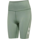 hummel Women's Mindful Training Grace High Waist Tight Shorts-1