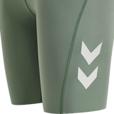 hummel Women's Mindful Training Grace High Waist Tight Shorts-3