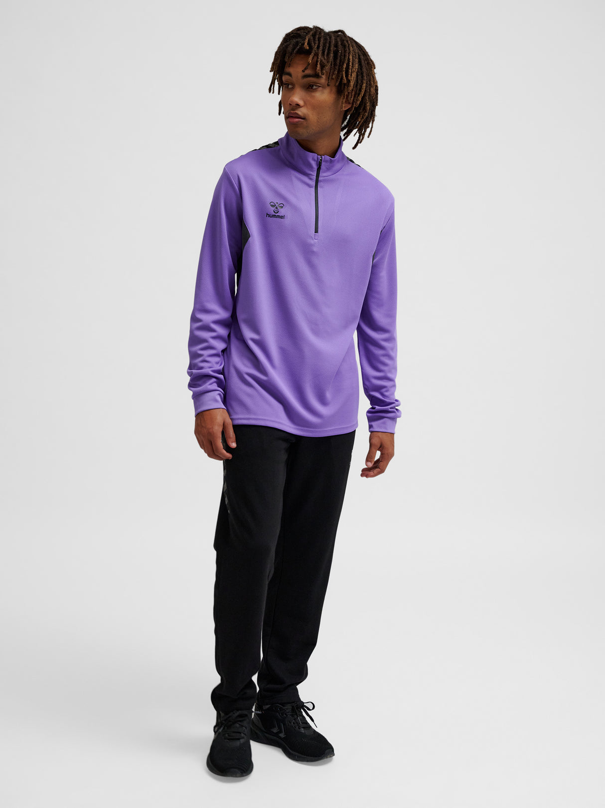 hummel Men's Authentic Half Zip Sweatshirt-7