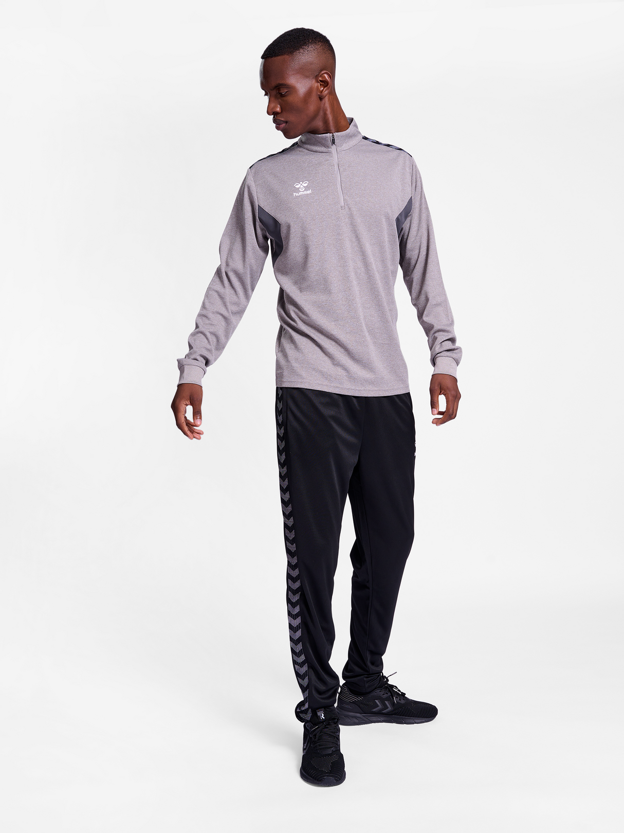 hummel Men's Authentic Half Zip Sweatshirt-5