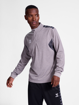 hummel Men's Authentic Half Zip Sweatshirt-6