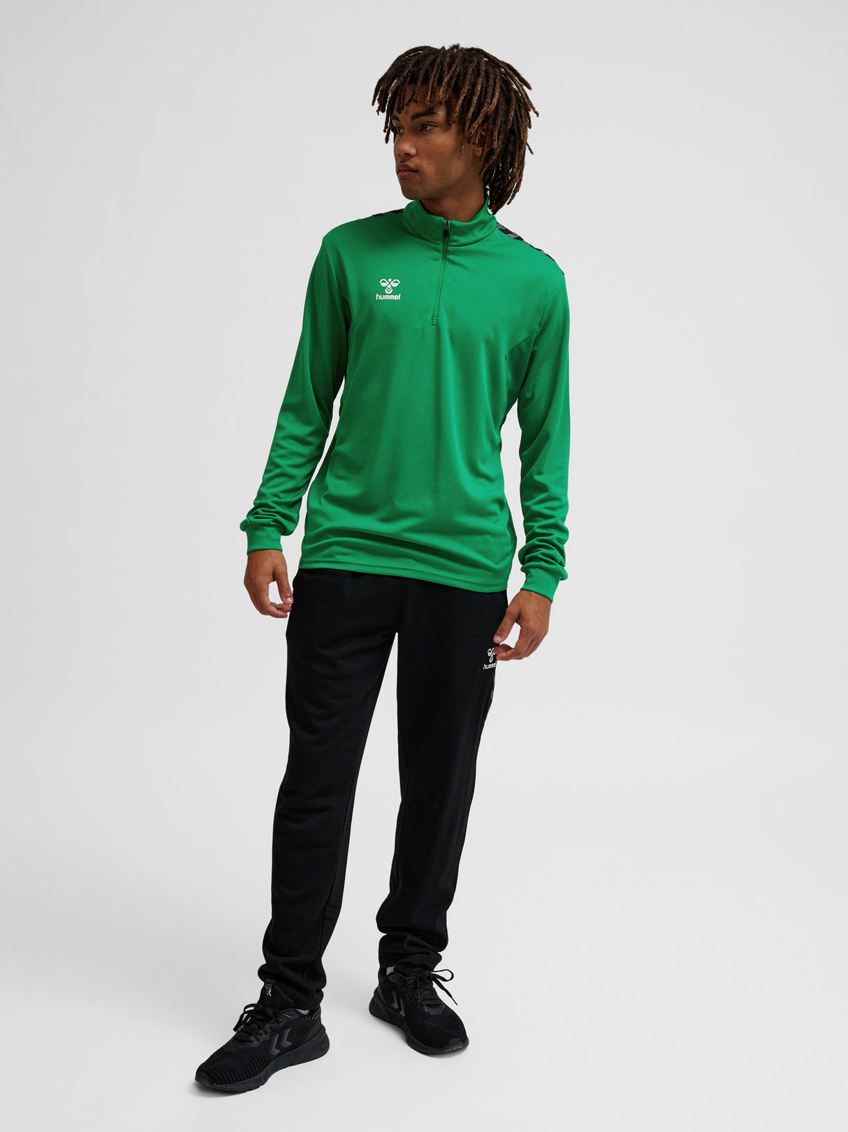 hummel Men's Authentic Half Zip Sweatshirt-7