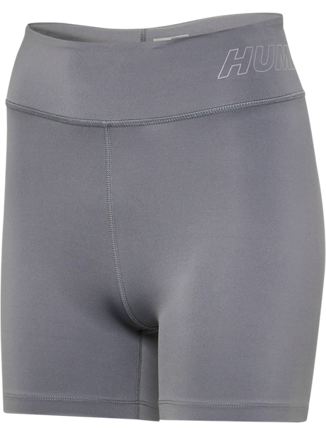 hummel Women's Training Essentials Fundamental Mid Waist Tight Shorts-1