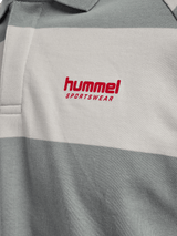 hummel Men's Loose Striped Long Sleeve Polo-3