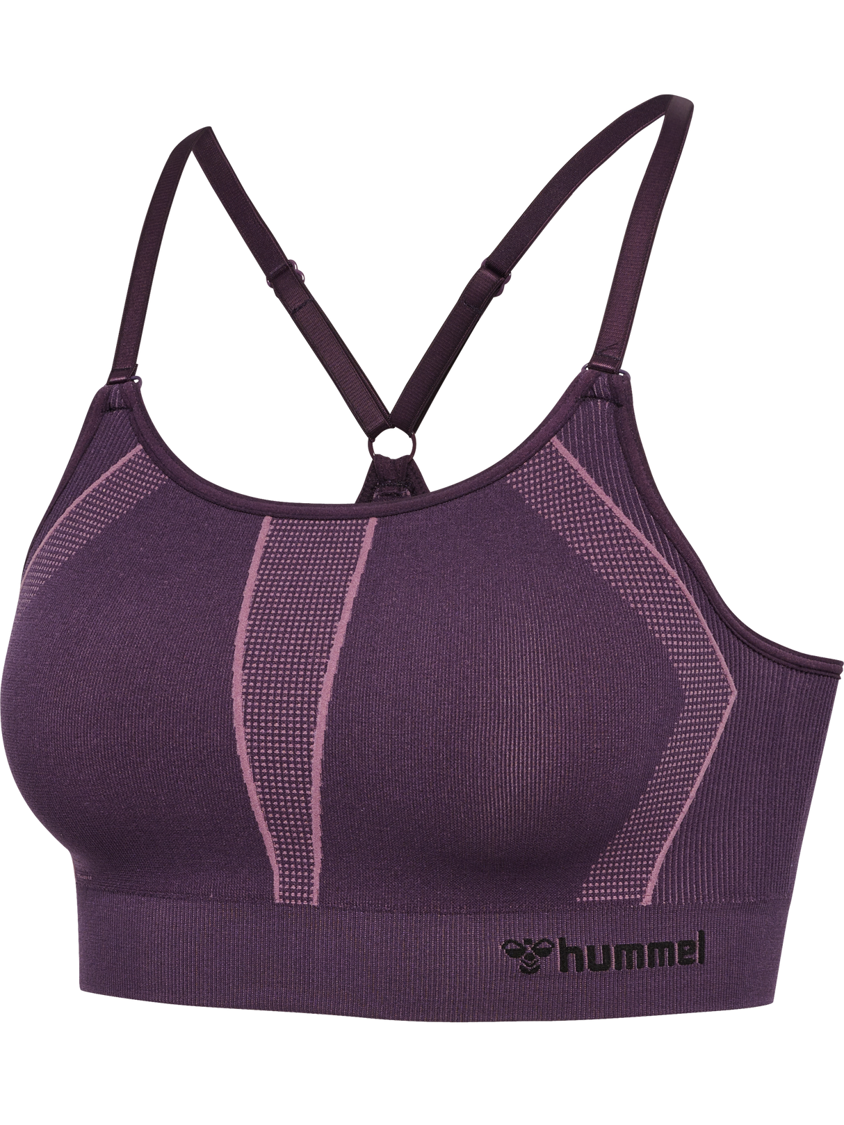 hummel Women's Mindful Training Power Seamless Sports Bra-1
