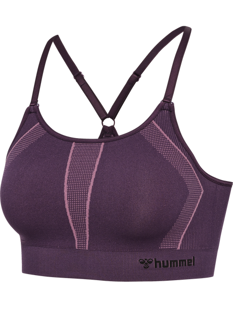 hummel Women's Mindful Training Power Seamless Sports Bra-1