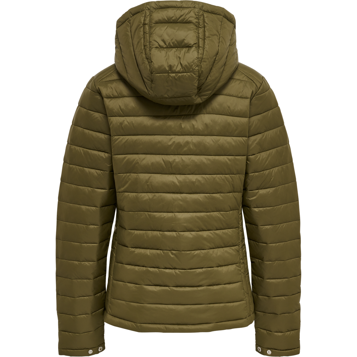 hummel Women's Red Quilted Hood Jacket-2