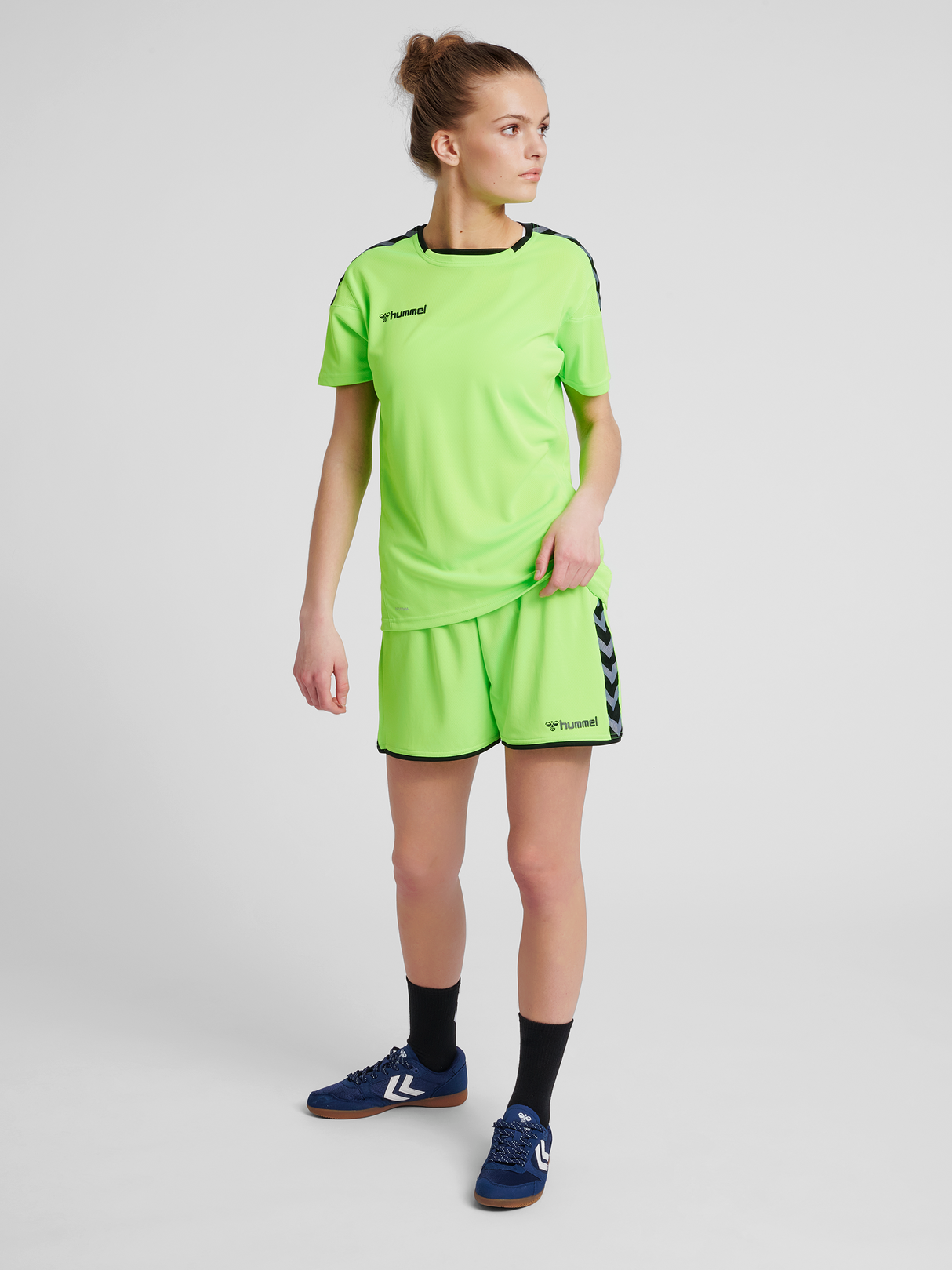 hummel Women's Authentic Poly Shorts-3