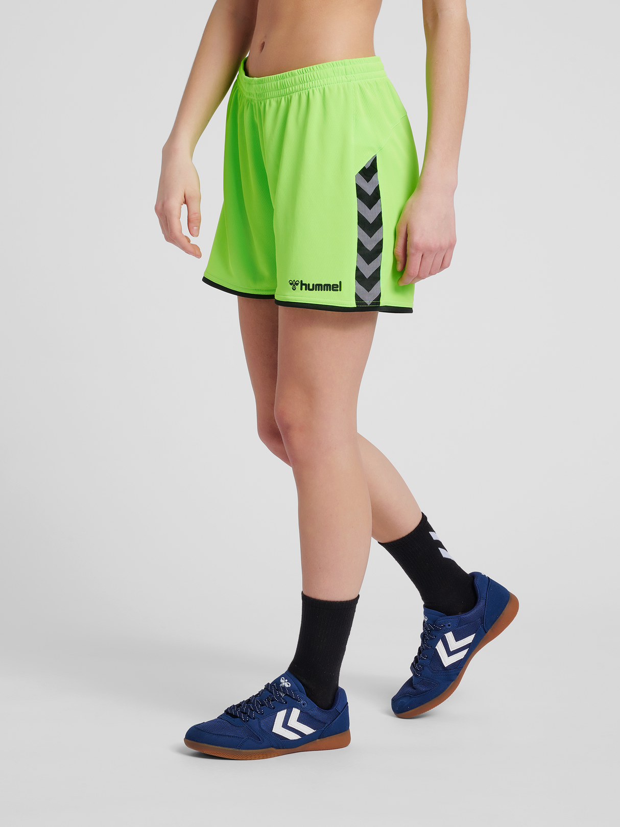 hummel Women's Authentic Poly Shorts-4
