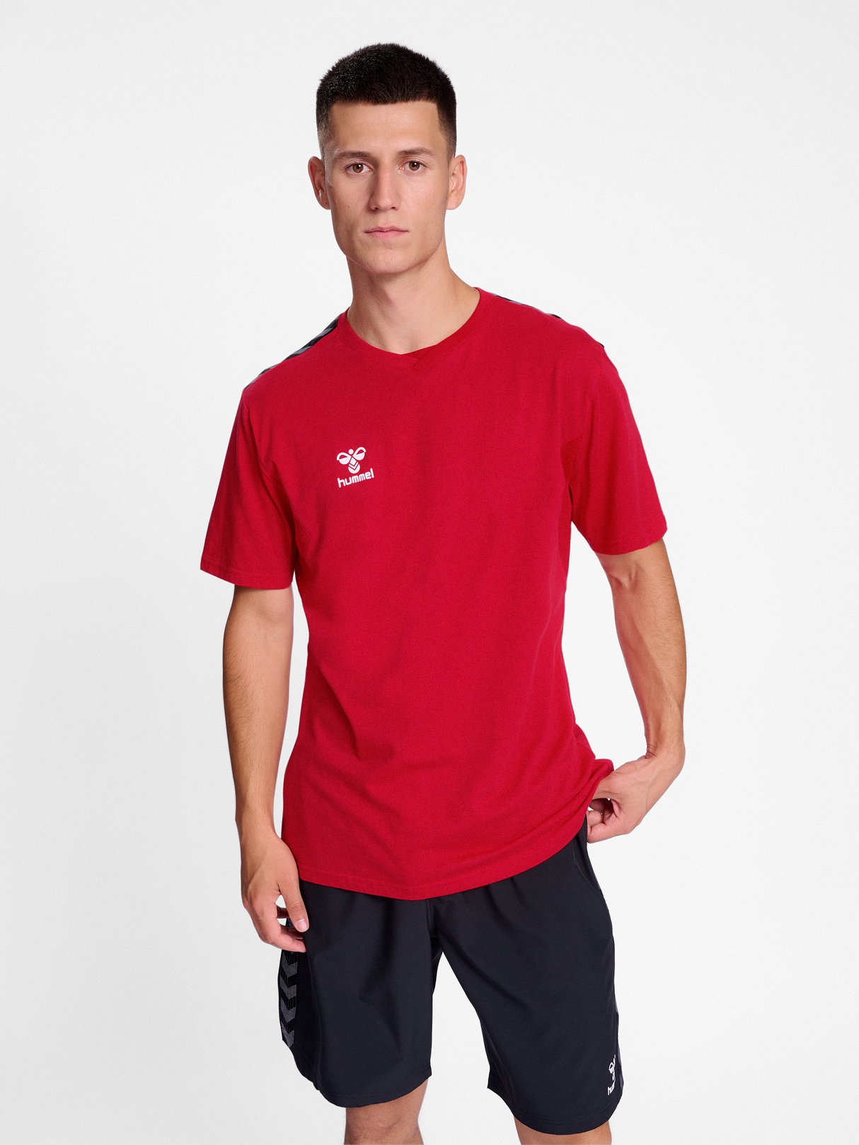 hummel Men's Authentic Cotton Short Sleeve T-Shirt-5