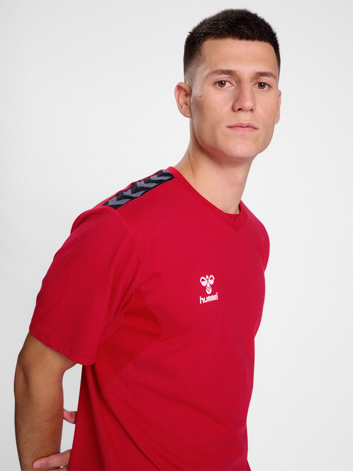 hummel Men's Authentic Cotton Short Sleeve T-Shirt-6