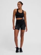 hummel Women's Mindful Training Shaping Seamless Mid Waist Shorts-6