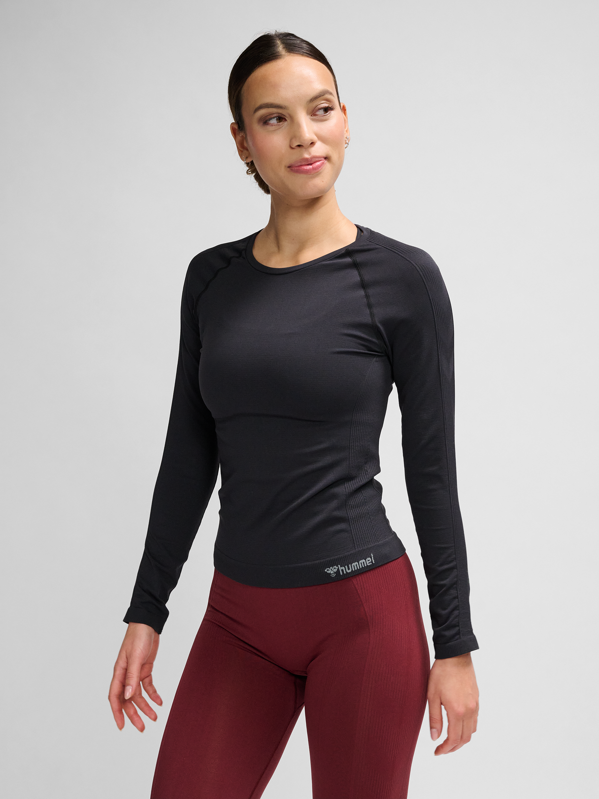 hummel Women's Clea Seamless Tight Long Sleeve T-Shirt-5