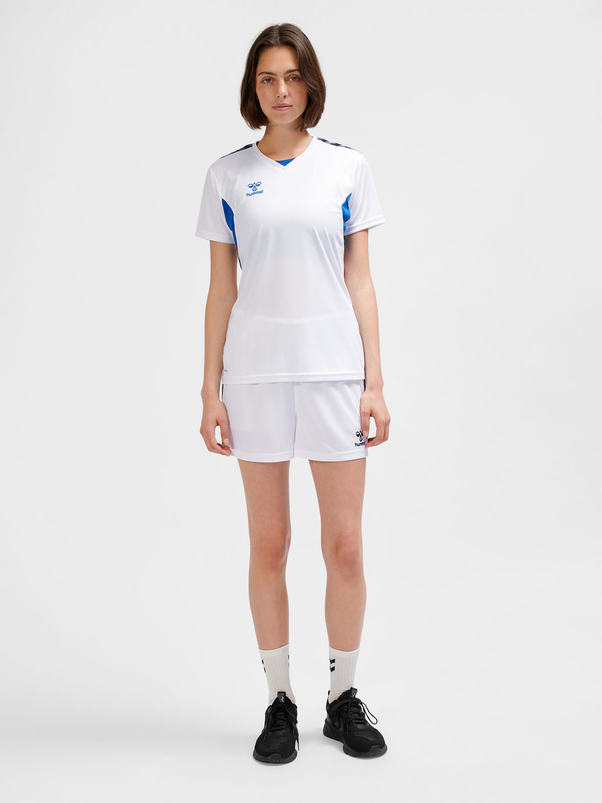 hummel Women's Authentic Polyester Short Sleeve Soccer Jersey-7
