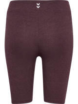 hummel Women's Pulse Logo Mid Waist Shorts Tights-2
