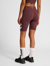 hummel Women's Pulse Logo Mid Waist Shorts Tights-4