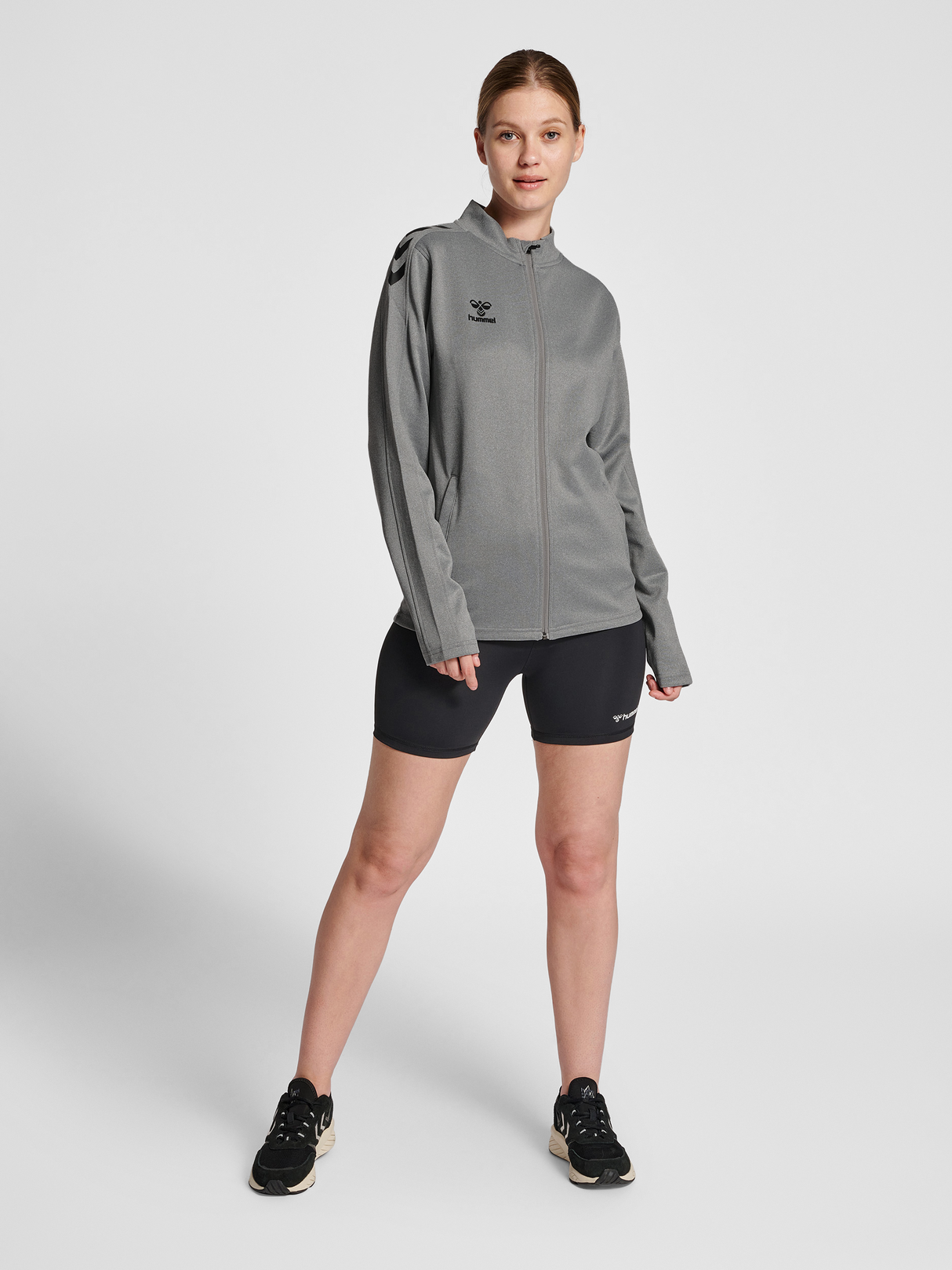 hummel Women's Core XK Poly Zip Sweatshirt-4