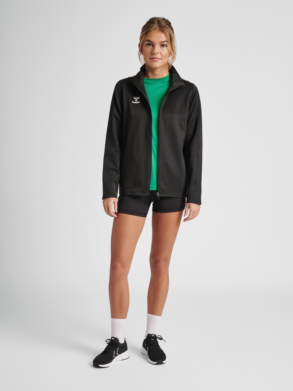hummel Women's Core XK Poly Zip Sweatshirt-5