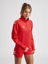 hummel Women's Core XK Poly Zip Sweatshirt-5