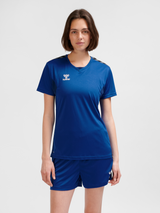 hummel Women's Authentic Polyester Short Sleeve Soccer Jersey-6