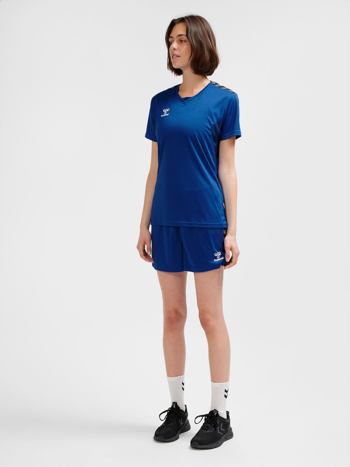 hummel Women's Authentic Polyester Short Sleeve Soccer Jersey-7