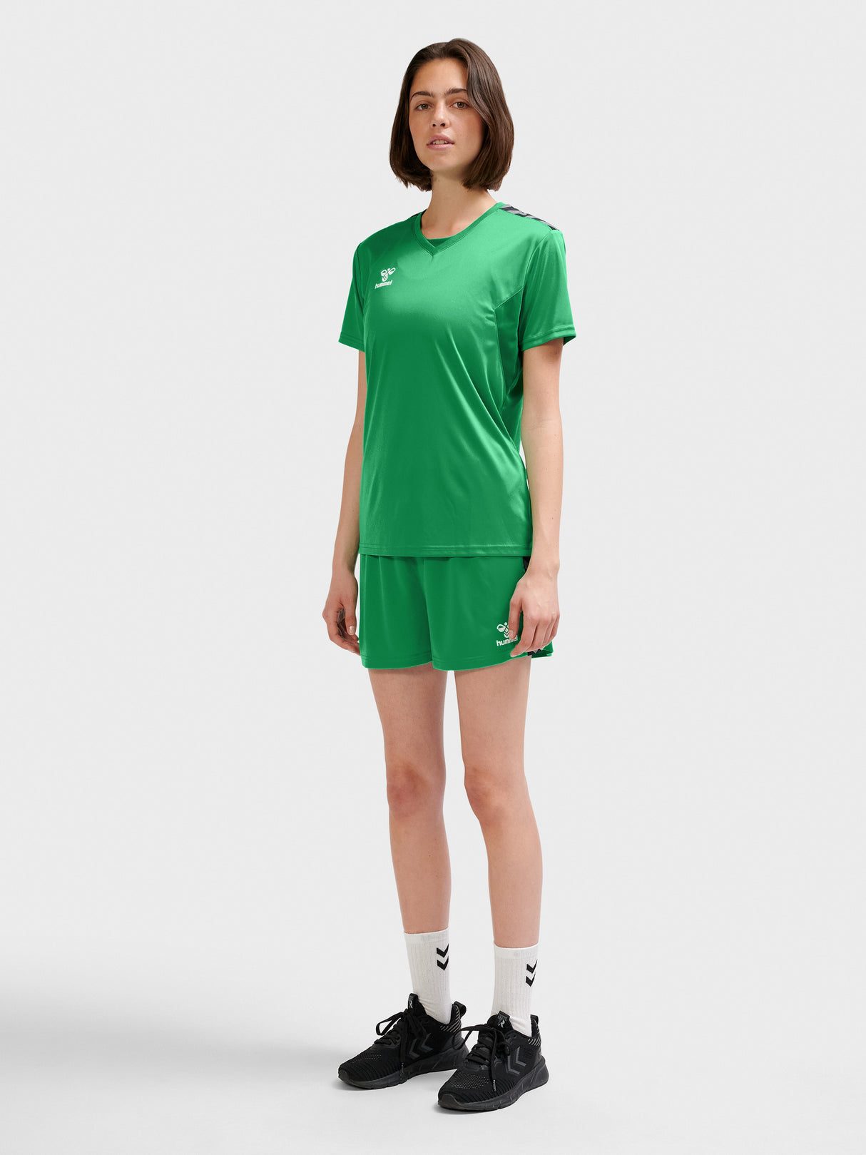 hummel Women's Authentic Polyester Short Sleeve Soccer Jersey-7